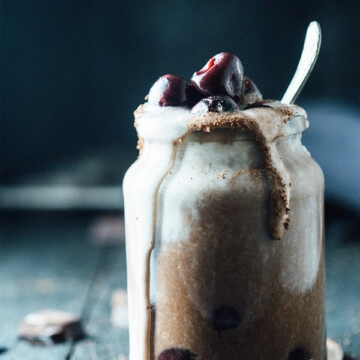 boozy black forest shake 7