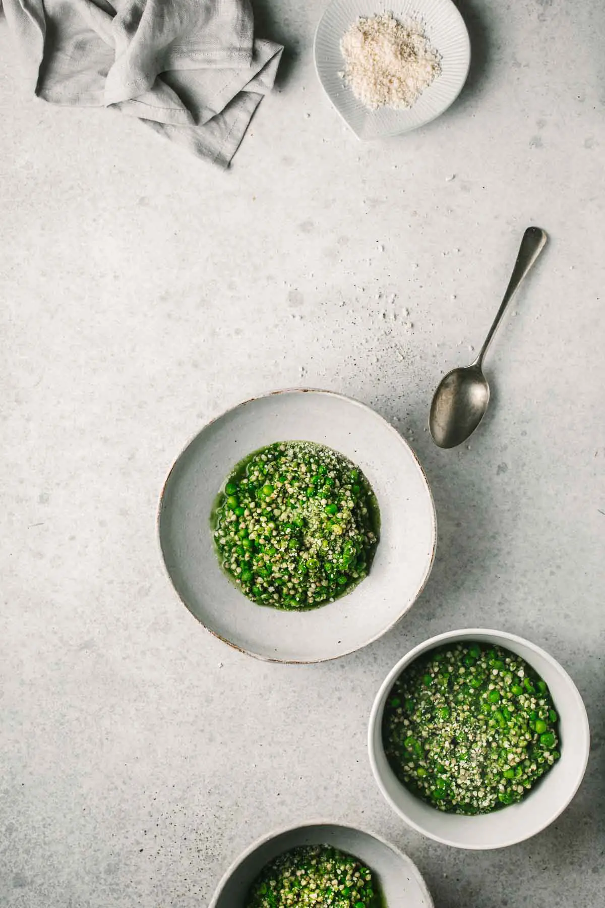 Green Pea & Mint Buckwheat Risotto - My Goodness Kitchen