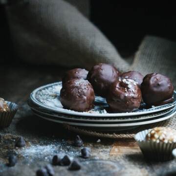 raw caramel fudge truffles 6