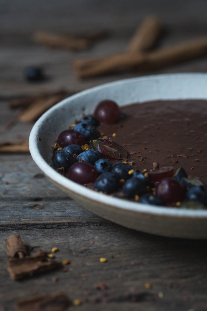 mexican inspired chocolate chia pudding