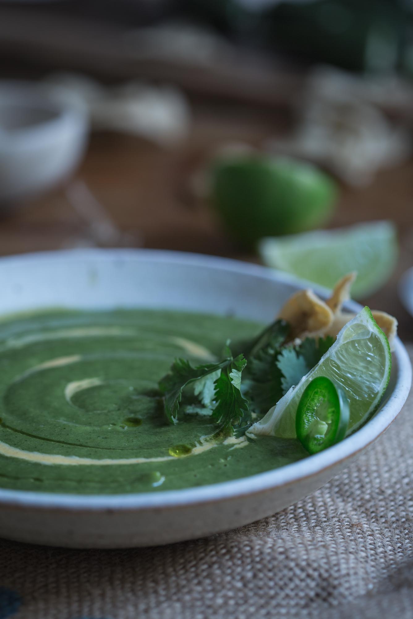 Vegan Broccoli Soup with Jalapeños My Goodness Kitchen
