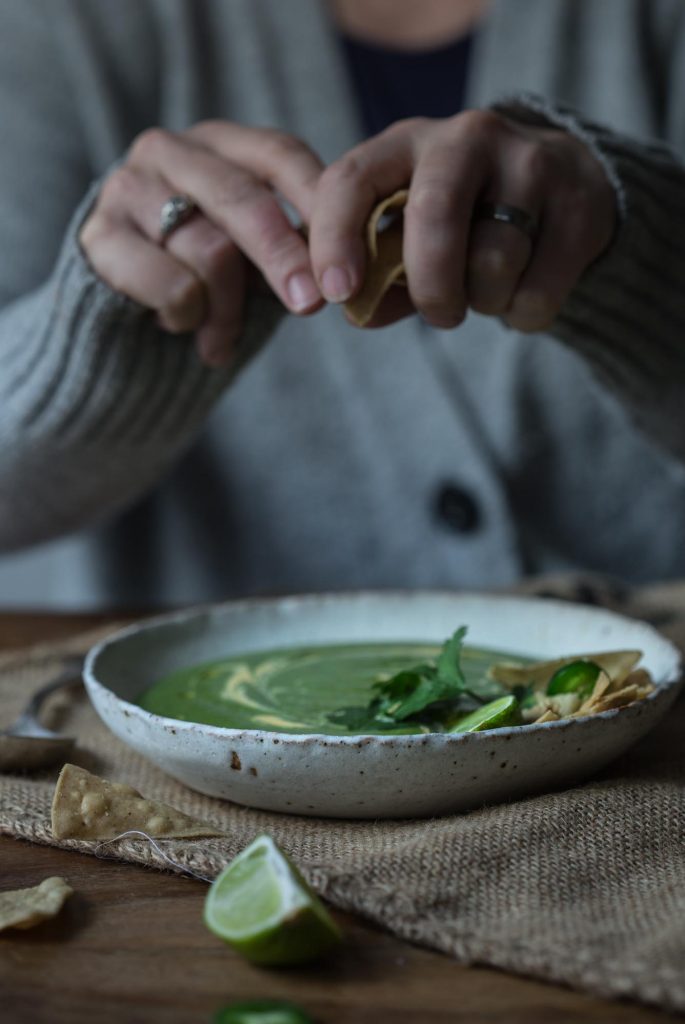 Vegan Broccoli Soup with Jalapeños My Goodness Kitchen