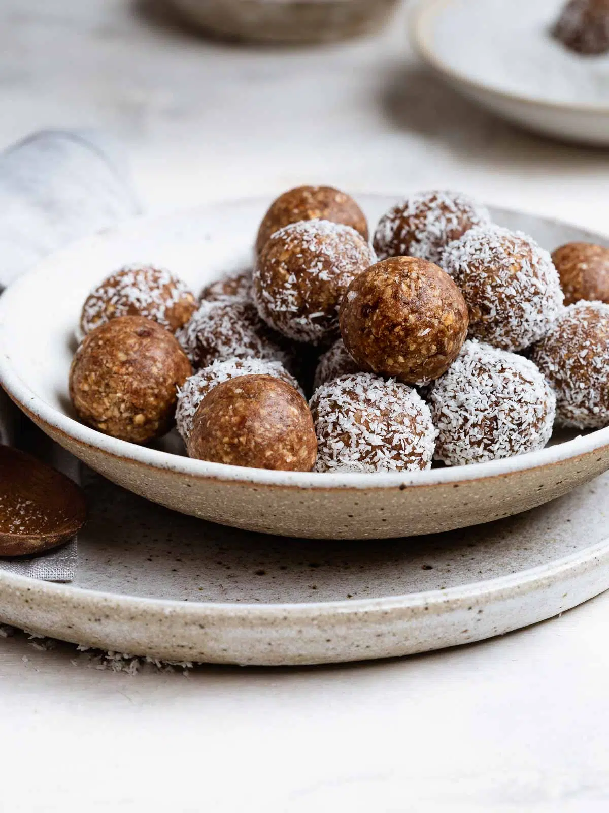 A bowl of bliss balls.