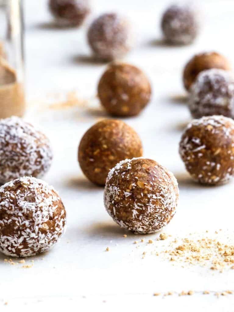 Almond Butter Bliss Balls My Goodness Kitchen