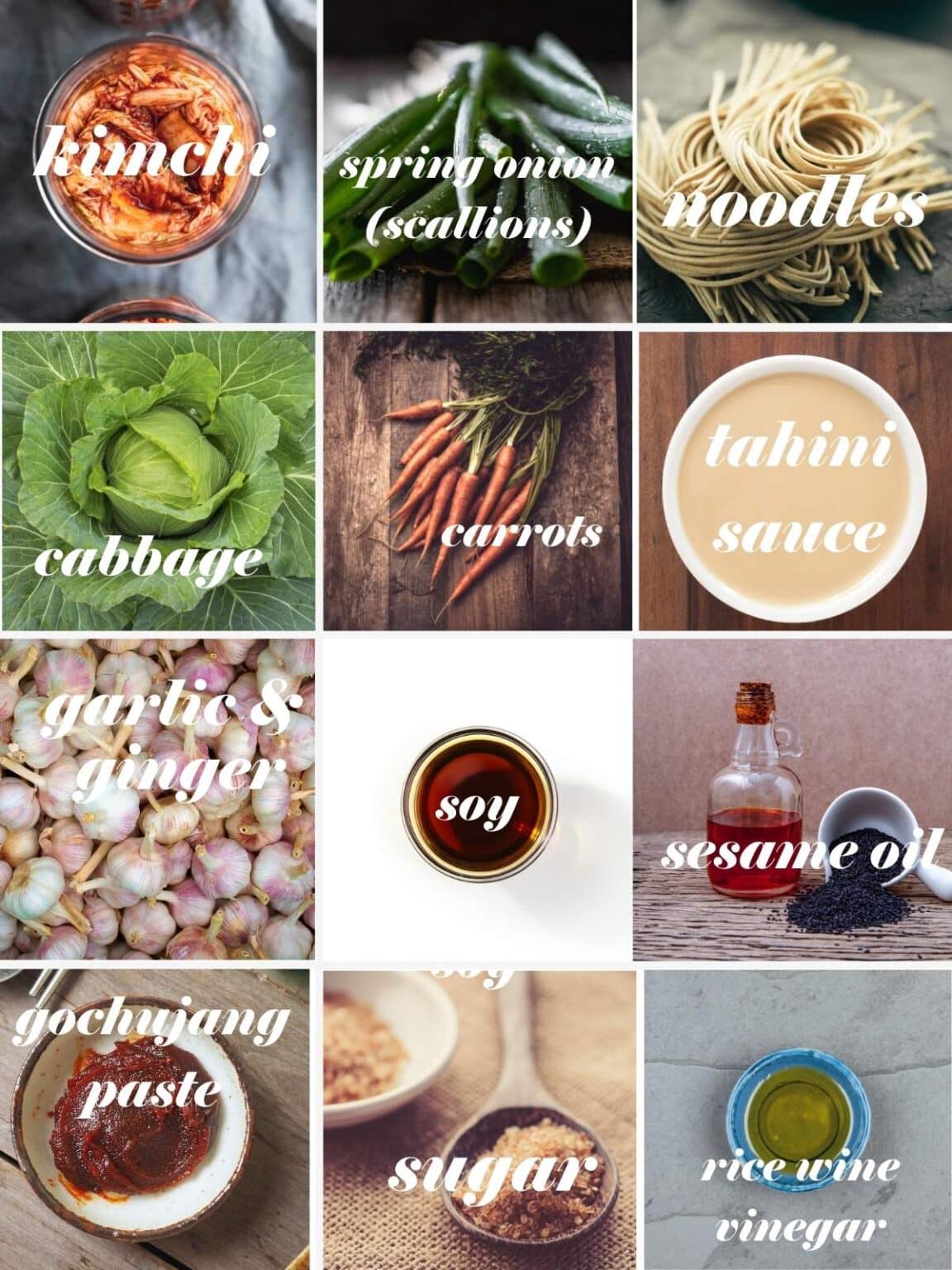 Kimchi Salad with Noodles My Goodness Kitchen