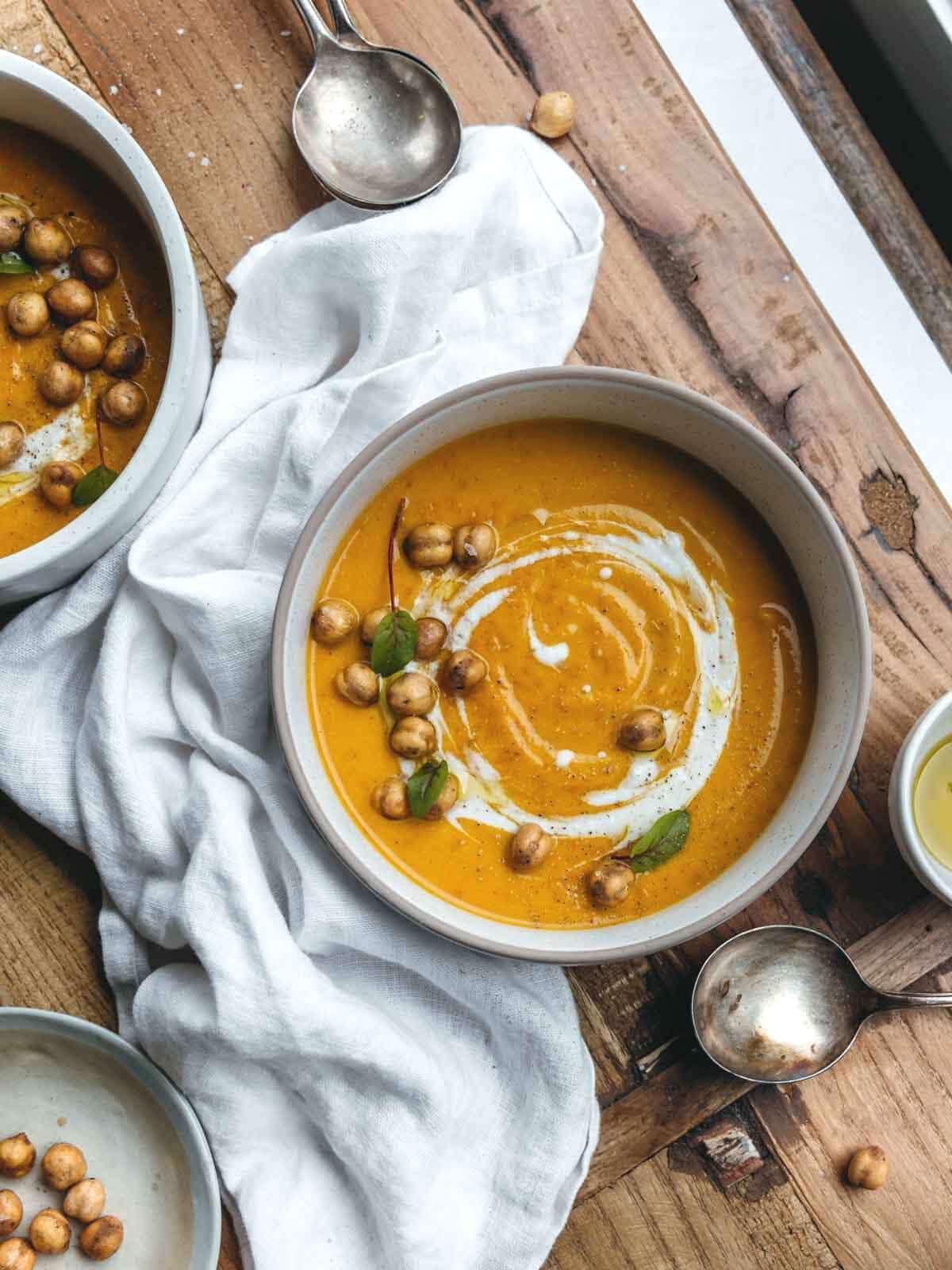 Stuffed pumpkins on a tray.