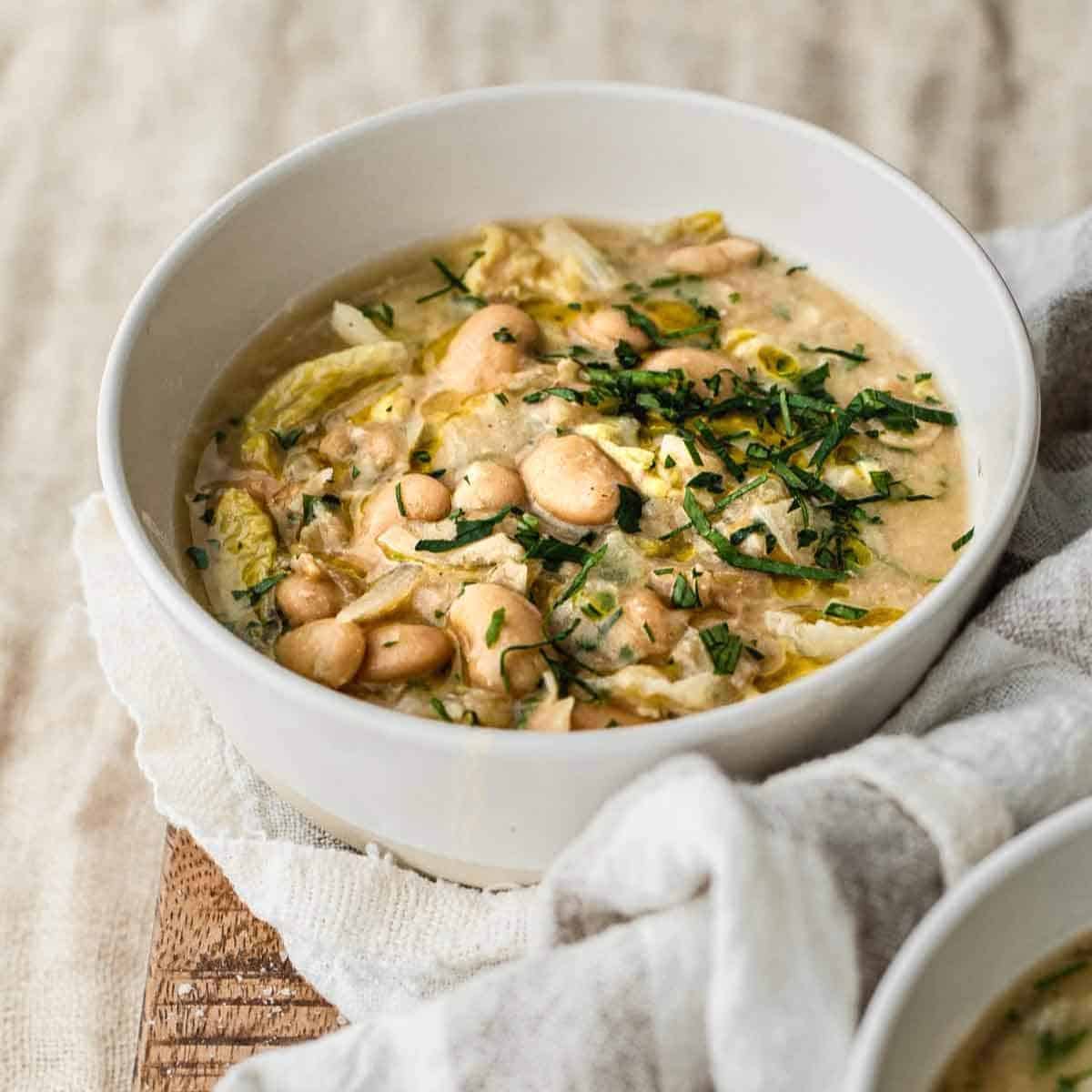 Simple Butter Bean Soup My Goodness Kitchen