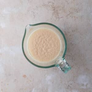 Bloomed yeast for spelt bread recipe.